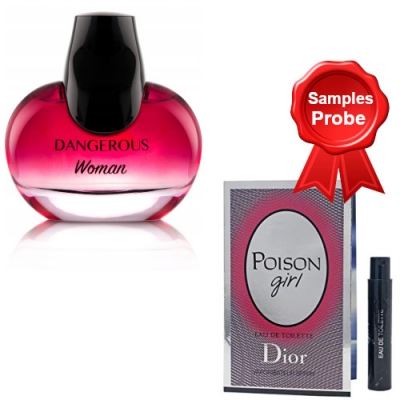 New Brand Dangerous Woman 100 ml + Perfume Muestra Dior Poison Girl