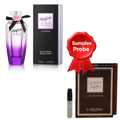 New Brand Parfum De Nuit 100 ml + Perfume Muestra Lancome Tresor La Nuit