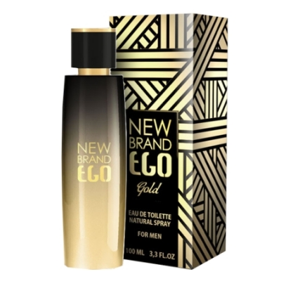 New Brand Ego Gold - Eau de Toilette para hombre 100 ml