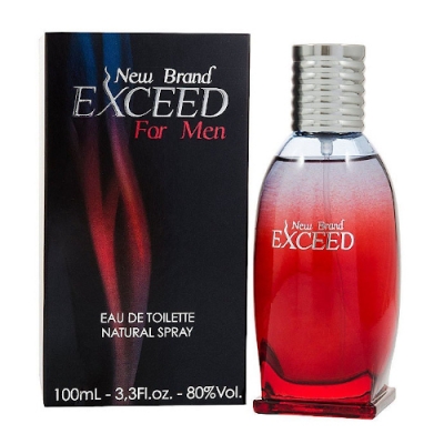 New Brand Exceed Men 100 ml + Perfume Muestra Christian Dior Fahrenheit