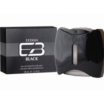 New Brand Extasia Black - Eau de Toilette para hombre 100 ml