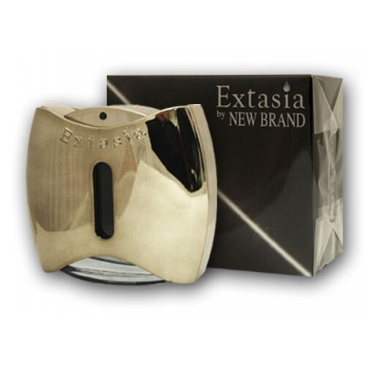 New Brand Extasia Men 100 ml + Perfume Muestra Calvin Klein Euphoria Men
