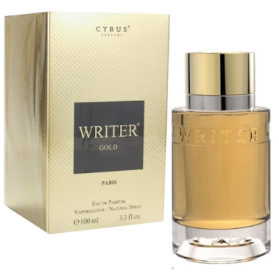 Paris Bleu Cyrus Writer Gold - Eau de Parfum para hombre 100 ml