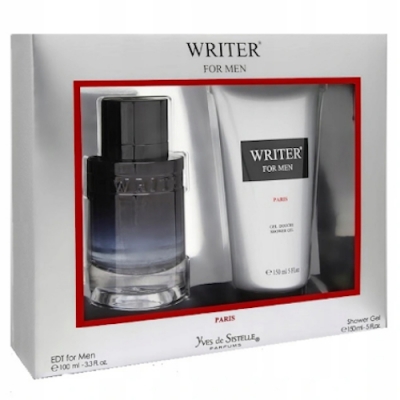 Paris Bleu Yves De Sistelle Writer - Set para hombre, Eau de Toilette, gel de ducha