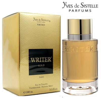 Paris Bleu Yves De Sistelle Writer Gold - Eau de Parfum para hombre 100 ml