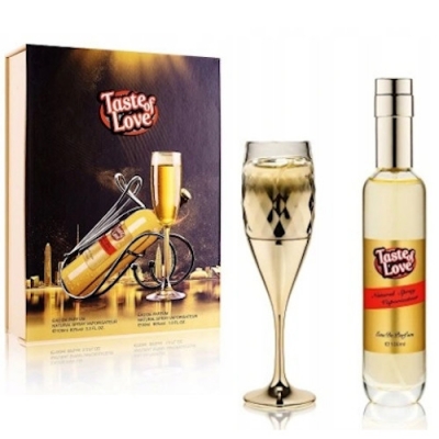 Sellion Taste Of Love Gold - Ensemble para mujer, Eau de Parfum 100 ml, Eau de Parfum 30 ml