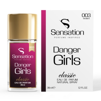 Sensation 003 Danger Girls Eau de Parfum para mujer 36 ml