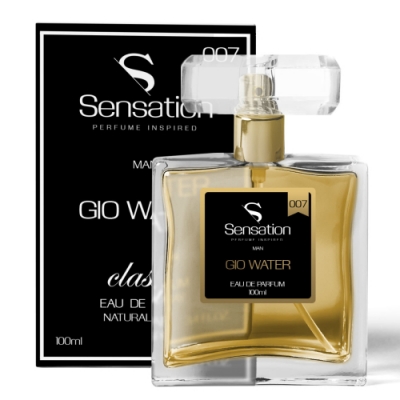 Sensation 007 Gio Water - Eau de Parfum para hombre 100 ml