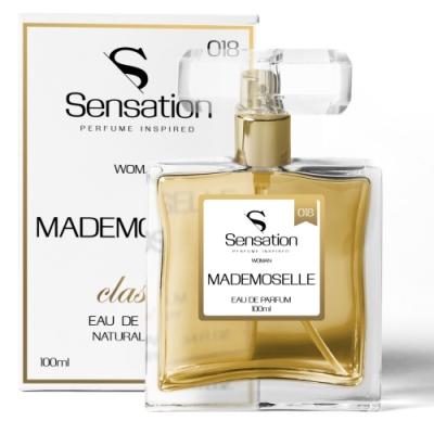 Sensation 018 Mademoselle - Eau de Parfum para mujer 100 ml