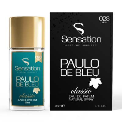 Sensation 028 Paulo De Bleu - Eau de Parfum para hombre 36 ml