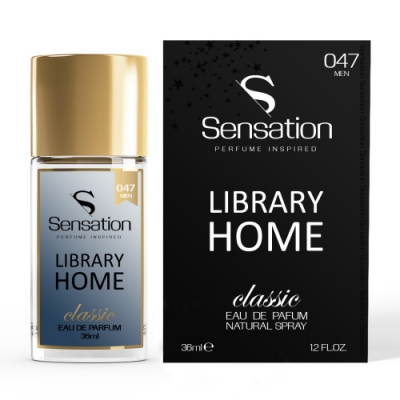Sensation 047 Library Home Eau de Parfum para hombre 36 ml
