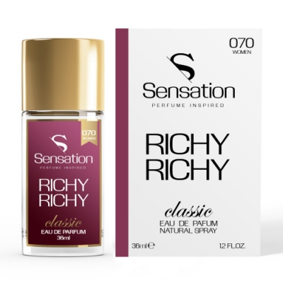 Sensation 070 Richy Richy Eau de Parfum para mujer 36 ml