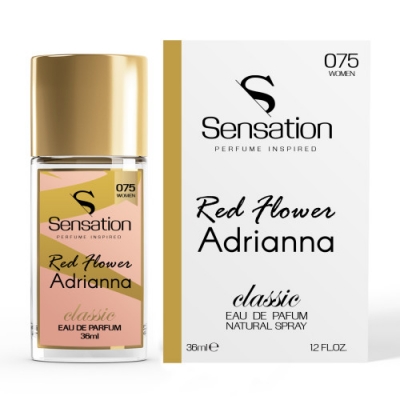 Sensation 075 Adrianna Red  Flower Eau de Parfum para mujer 36 ml