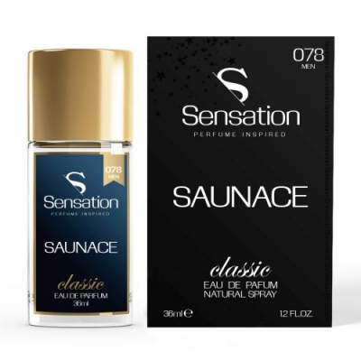 Sensation 078 Saunace - Eau de Parfum para hombre 36 ml