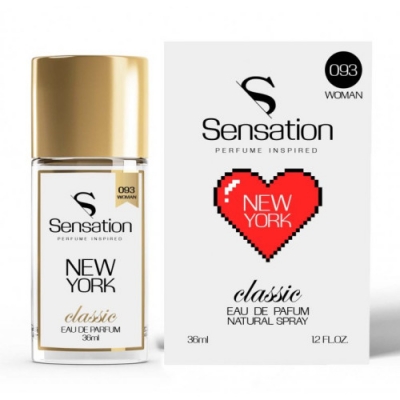 Sensation 093 New York - Eau de Parfum para mujer 36 ml