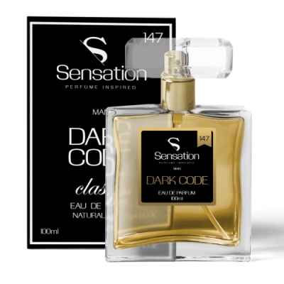 Sensation 147 Dark Code - Eau de Parfum para hombre 100 ml