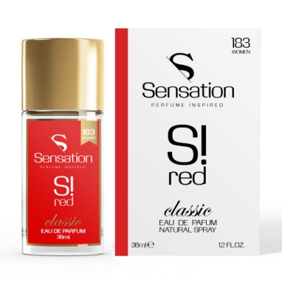 Sensation 183 S! Red Eau de Parfum para mujer 36 ml