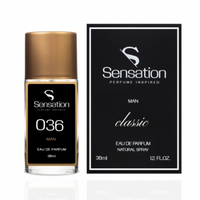 Sensation No.036, 36 ml + Perfume Muestra Lacoste Style in Play
