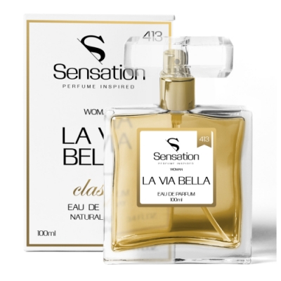 Sensation 413 La Via Bella - Eau de Parfum para mujer 100 ml