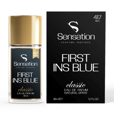 Sensation 417 First Ins Blue - Eau de Parfum para hombre 36 ml