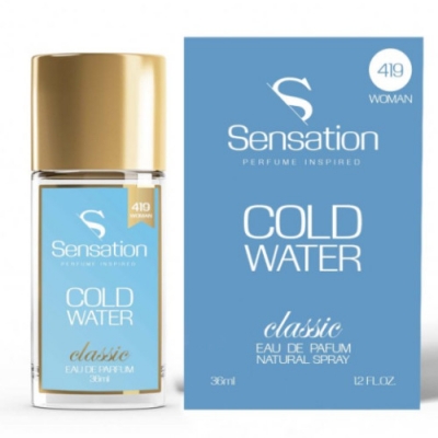 Sensation 419 Cold Water - Eau de Parfum para mujer 36 ml