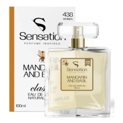 Sensation 438 Mandarin and Basil - Eau de Parfum  para mujer 100 ml