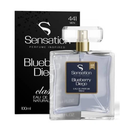 Sensation 441 Men BlueBerry Diego - Eau de Parfum para hombre 100 ml