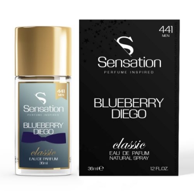 Sensation 441 Men BlueBerry Diego - Eau de Parfum para hombre 36 ml