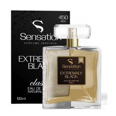 Sensation 450 Men Extremaly Black - Eau de Parfum  para hombre 100 ml