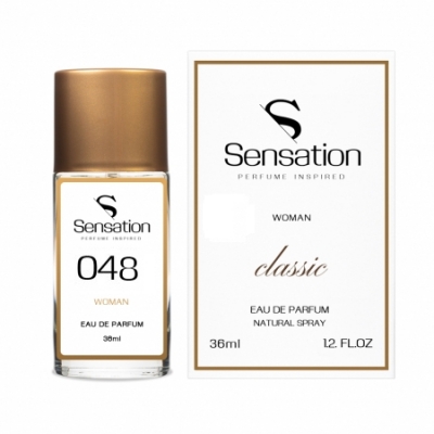 Sensation No.048, 36 ml + Perfume Muestra Hugo Boss Orange Women