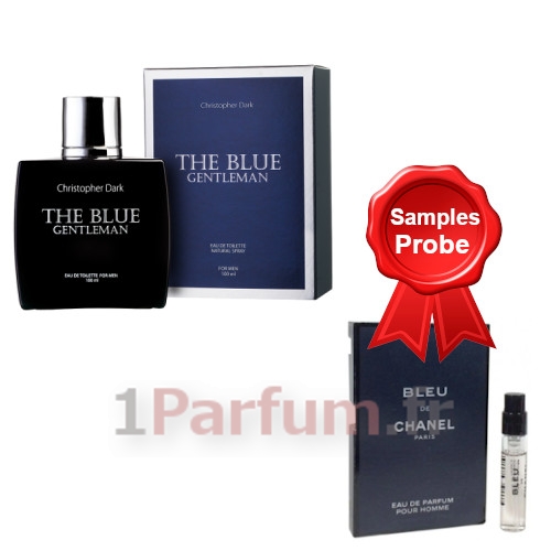 Christopher Dark The Blue Gentleman 100 ml + Perfume Muestra Chanel Bleu de  Chanel