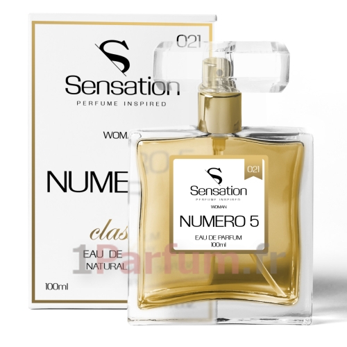 Sensation 021 Numero 5, inspirada en Chanel N°5