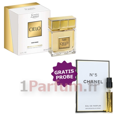 Lamis Cielo Pour Femme, Parfume Samples Chanel No. 5