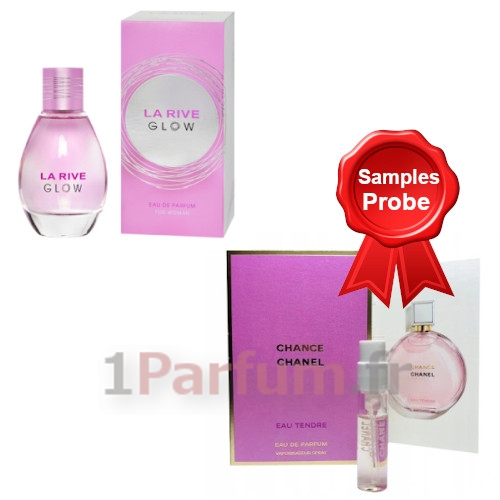 La Rive Glow, Perfume Sample Chanel Chance Eau Tendre