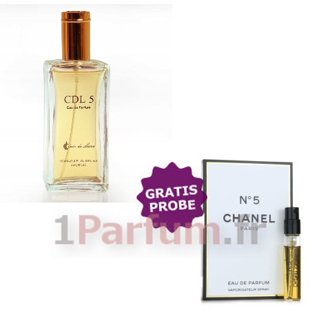 Clair de Lune CDL 5 EDP 100 ml + Perfume Muestra Chanel No. 5